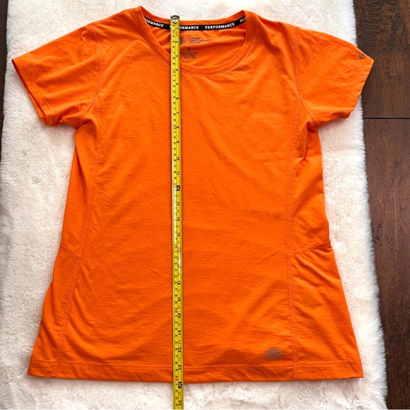 Dickies Performance System Tee Shirt Size Small Orange - Picture 9 of 11